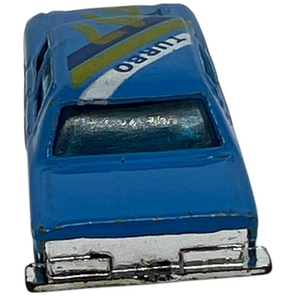 Vintage Turbo 47 Blue Racing Diecast Sedan Made in China Collectible Toy Car - Picture 5 of 7